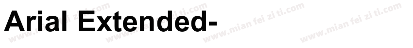 Arial Extended字体转换